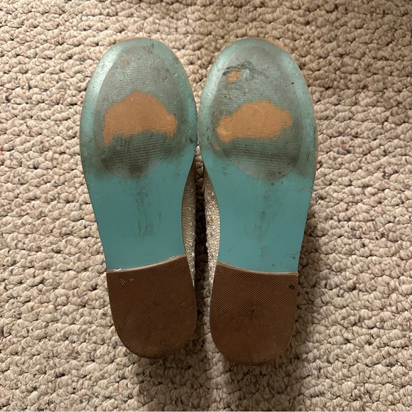 Betsey Johnson 7 pearl sequin Aron penny loafers - Picture 10 of 11